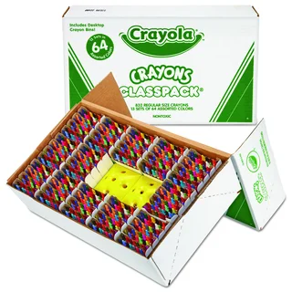 Crayola Classpack Regular Assorted Crayons (832 per Box)