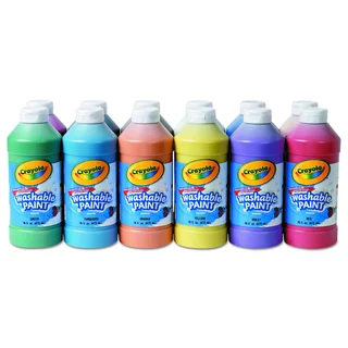 Crayola Assorted Washable Paint (12 per Set)