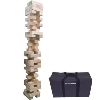 EasyGo Giant Stack Tumble Giant Wood Stacking Blocks Game