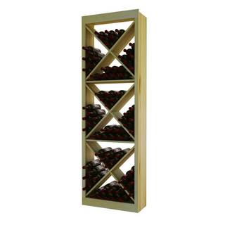 NA Traditional Series Wood Diamond Cube Wine Rack
