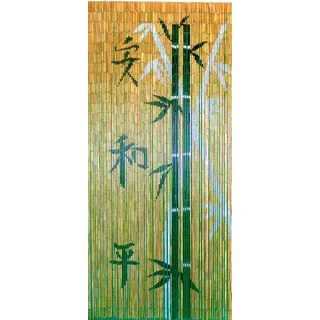 Chinese Characters with Bamboo Scene Curtain (Vietnam)