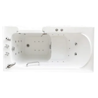 Signature Bath White Acrylic 60 x 30-inch Walk-in Air Bath