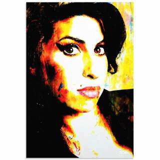 Mark Lewis 'Amy Winehouse A School of Thought' Limited Edition Pop Art Print on Metal or Acrylic