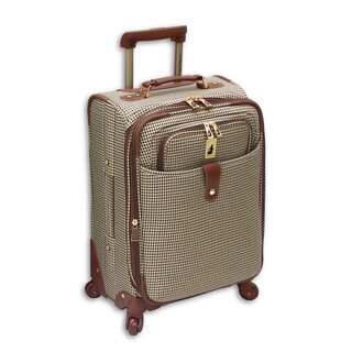 London Fog Chelsea Collection 21-inch Expandable Carry On Spinner Suitcase