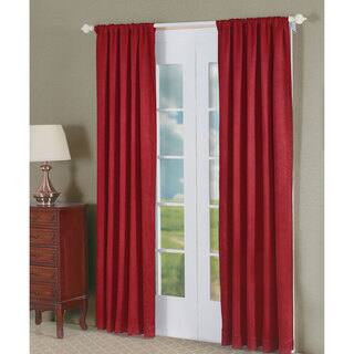 Serenta Madison Red Crush 2-piece Curtain Panel Pair