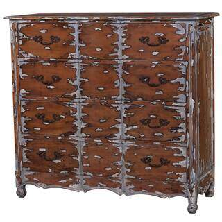 Bramble Co. Provence 4-drawer Majestic Extreme Distressed Mahogany Dresser