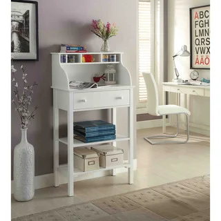 Convenience Concepts Designs2Go White Wood Office/Kitchen Storage Desk