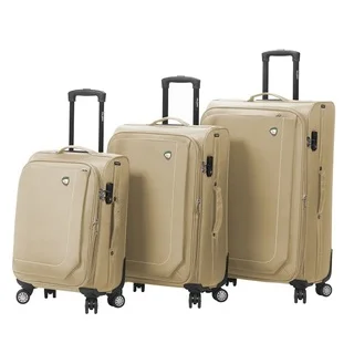 Mia Toro Italy Madesimo 3-piece Expandable Spinner Upright Luggage Set
