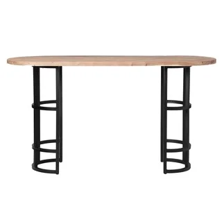 Aurelle Home Solid Rustic Bar Table