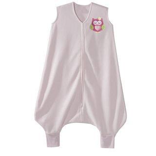 Halo SleepSack Pink Owl Early Walker Microfleece Wearable Blanket