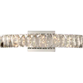Quoizel Platinum Collection Gala Polished Chrome and Crystal Glass Jeweled Wall Fixture