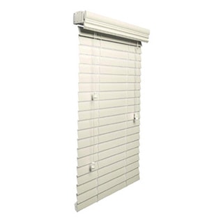 Alabaster 2-inch Faux-wood Blind 9 to 95-inch wide