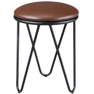 K and B Furniture Co Inc ST1503-BL Metal Stools (Set of 2)