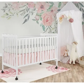 Dream On Me Classic White Wood 2-in-1 Convertible Crib