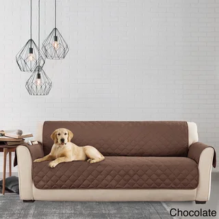 Sure Fit Microfiber Non-Slip Sofa Pet Cover/Furniture Protector
