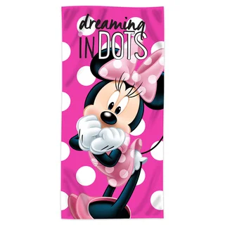 Minnie ""Dreaming in Dots"" Beach Towel