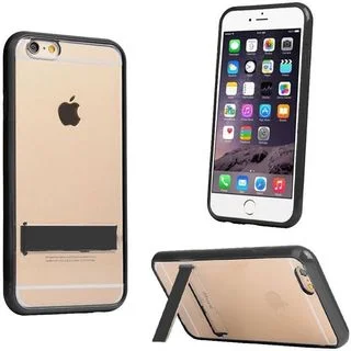 Insten Hard Snap-on Dual Layer Hybrid Crystal Case Cover with Stand For Apple iPhone 6 Plus/ 6s Plus