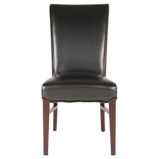 Gray Manor Angelina Espresso Birch/Bonded Leather Dining Chairs (Set of 2)