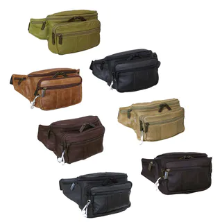 Amerileather Easy Traveller Leather Fanny Pack