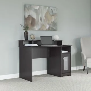 Cabot Collection 48W Single Pedestal Desk with Desktop Organizer