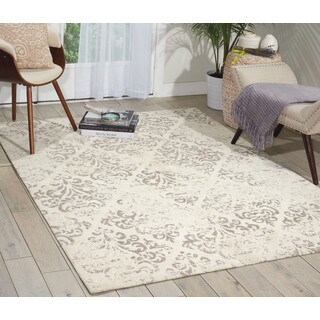 Nourison Damask Ivory Rug (8' x 10')