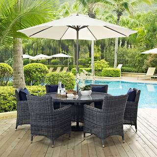 Invite 8-piece Outdoor Patio Sunbrella Dining Set