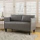 Cayo Faux Leather Loveseat Sofa by Christopher Knight Home - Thumbnail 3