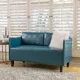 Cayo Faux Leather Loveseat Sofa by Christopher Knight Home - Thumbnail 1