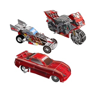 Smithsonian 3D Motorized Vehicle Puzzle (Pack of 3)
