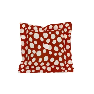 Cotton Tale Red Dot Decor Throw Pillow