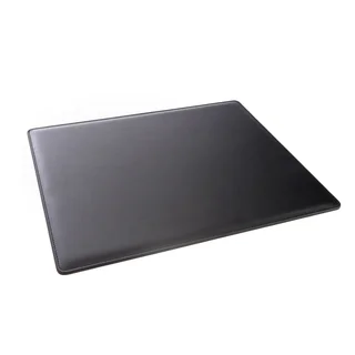 Royce Executive Black Leather 17-inch x 14-inch Desk Pad Blotter