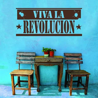 Style and Apply Viva La Revolucion Vinyl Wall Decal