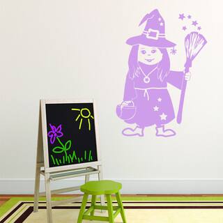 Style and Apply Little Witch Vinyl Wall Decal and Sticker Mural Art Home Decor