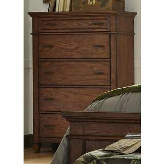 Rocky Mountain Whiskey Brown 5-Drawer Chest