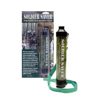 Soldier Saver Personal 4-stage Portable Purification System Field Drinking Straw