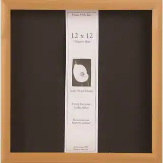 Wooden 12x12 Elite Frame Unfinished Shadow Box