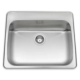 American Standard Silver Stainless Steel Drop-in Kitchen Sink