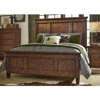Rocky Mountain Whiskey Brown Panel Bed Set