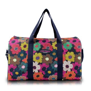 Jacki Design Chic Charm Floral 18-inch Carry-on Duffel Bag