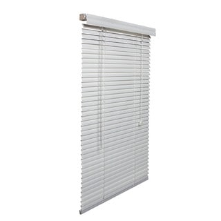 White Aluminum 31- to 40-inch-wide, 1-inch Blinds