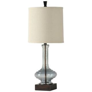 Journee Home 31-in 'Alto Cumulus' Glass Table Lamp