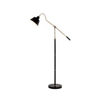 Catalina Lighting 19945-001 Antique Brass/Matte Black Brass 60.25-inch Adjustable Floor Lamp