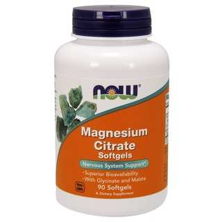 Now Foods Magnesium Citrate (90 Softgels)