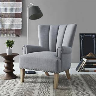 Dorel Living Milo Grey Accent Chair