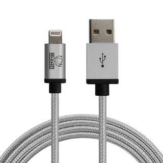 Rhino 10 ft. Sync/ Charge Apple MFI Certified Multicolor Lightning Cable for iPhone 5/ 5s/ 5c/ SE/ 6/ 6s/ 6+/ 6s+/ 7/ 7+