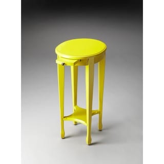 Butler Arielle Yellow Round Accent Table