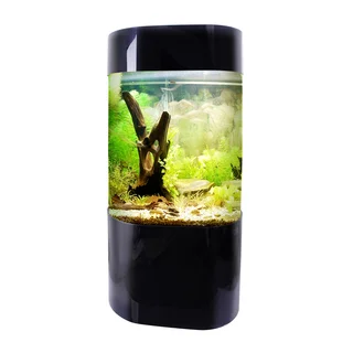 Vepotek Black Plastic Aquarium Fish Tank