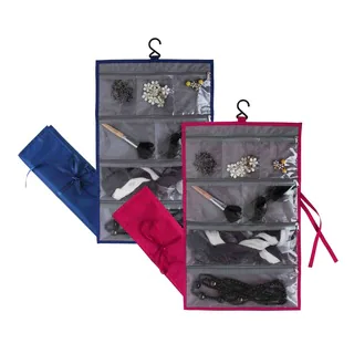 Home Basics Foldable Waterproof Hanging Travel Accessories Bag