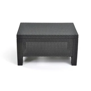 Keter Corfu Charcoal Modern All-weather Outdoor Garden Patio Coffee Table