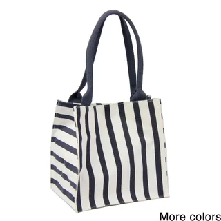 Saachi Indian Summer Tiny Tote Canvas Striped Bag (India)